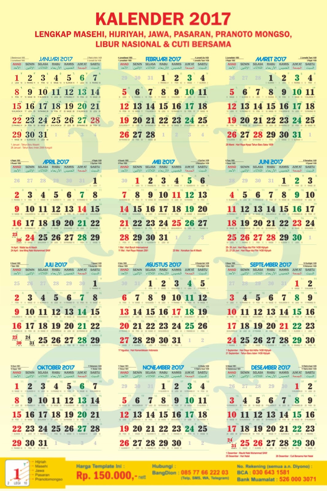 Kalender 2017 Vector Corel Kalender 2017 Vector Corel